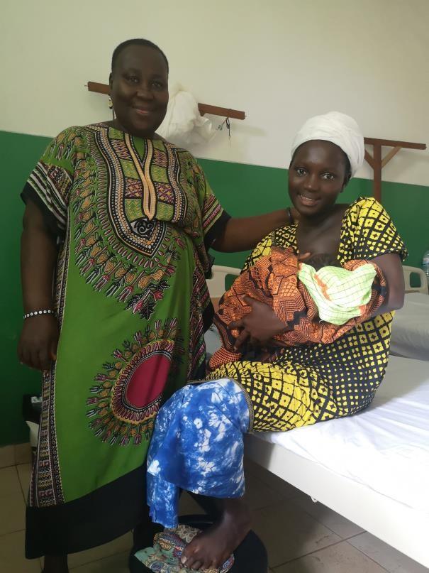 MOther and child care at Canchungo regional hospital