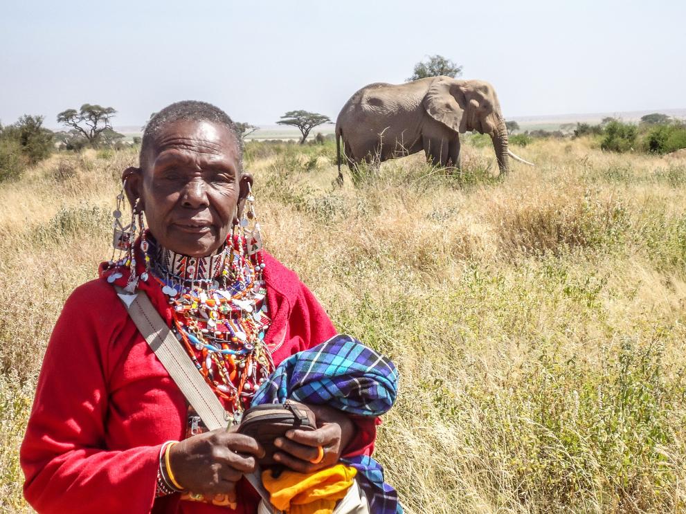 Maasai pastoralist woman