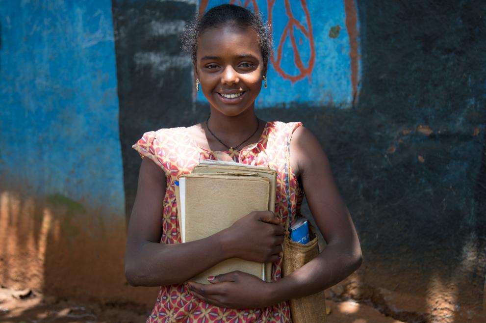Mestawet Mekurya, 14, 7th grade student at Ayti orimary school, Zigem, Amhara region