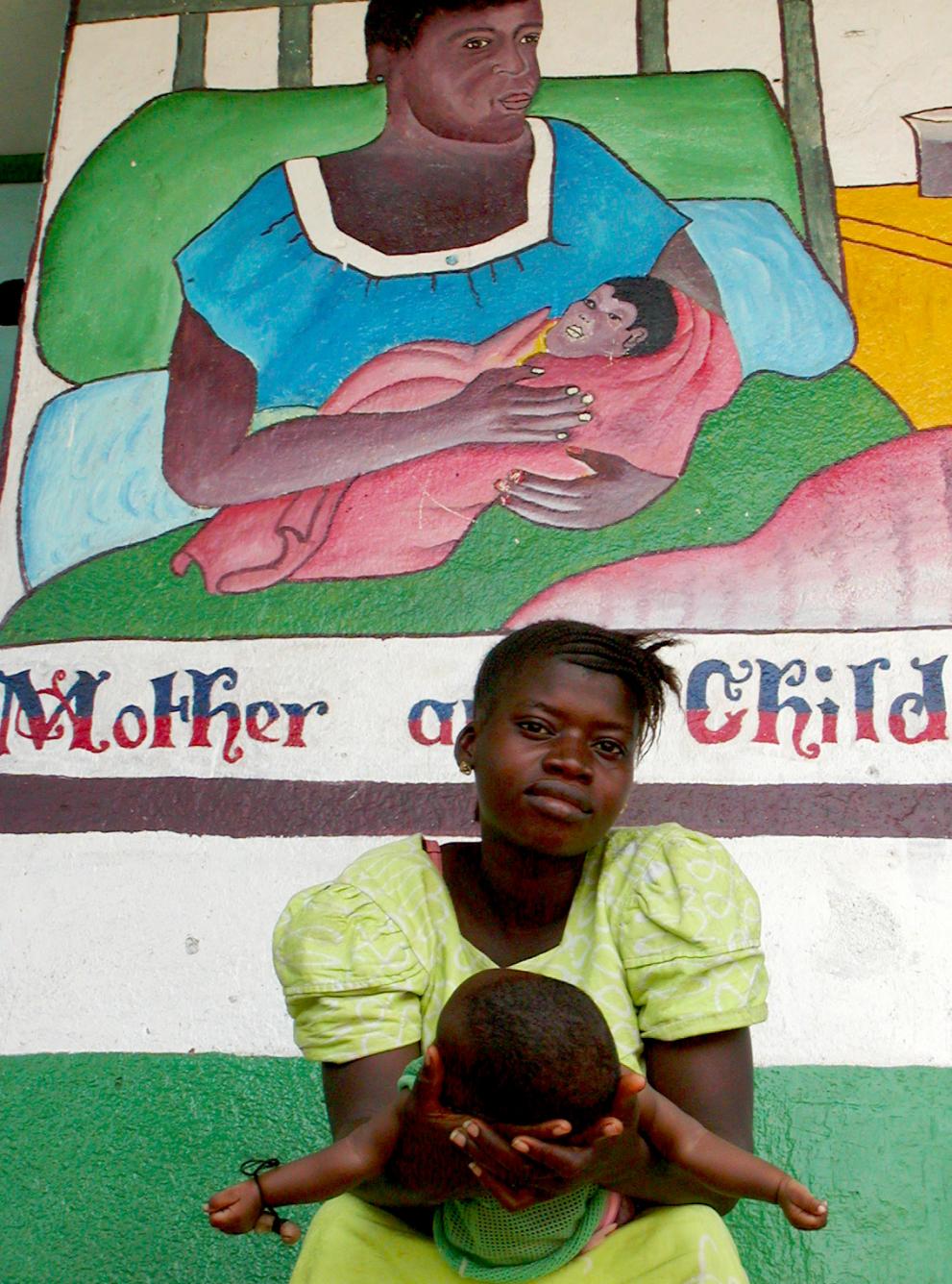 Liberia mother and child