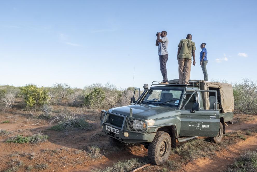 Tsavo Trust rangers in Kenya