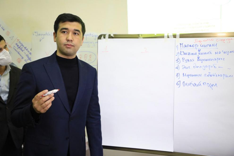 The Chairman of the Youth Affairs Agency of the Republic of Uzbekistan, explaining the ways of achieving success to Yoshstan participants