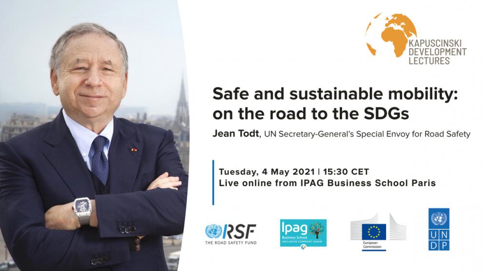 Safe and sustainable mobility KDL with Jean Todt