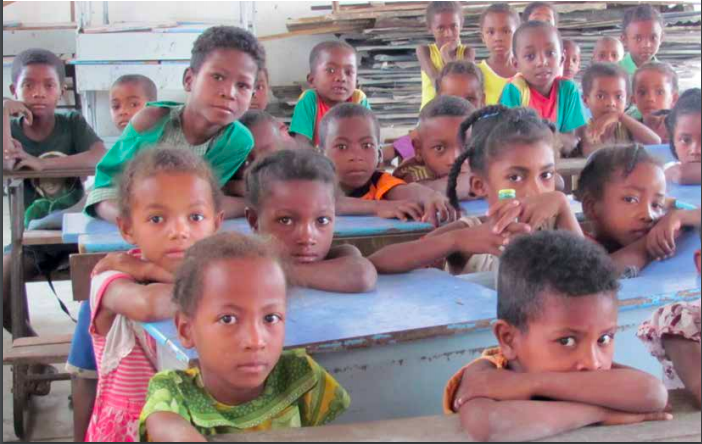 The TACKLE project has helped children stay in school in Madagascar.