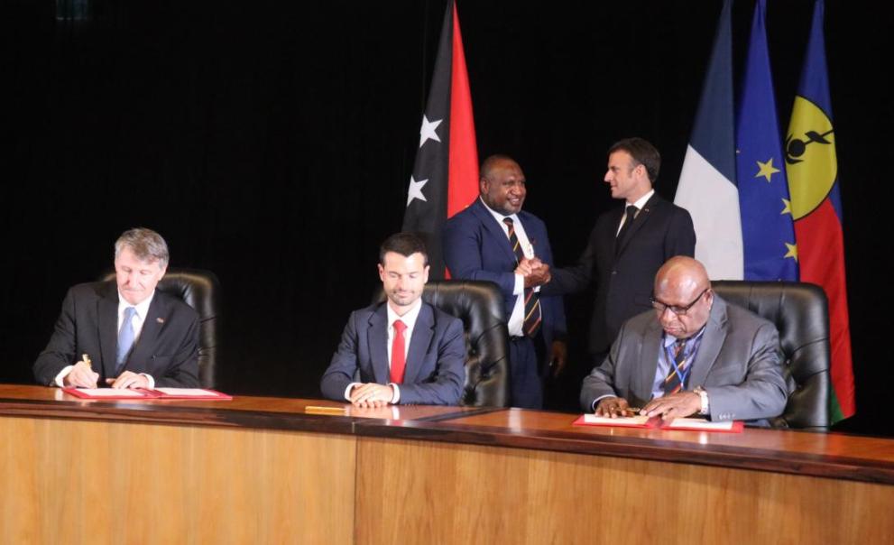 Signing of agreement between the EU and Expertise France in support to PNG