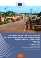 External strategic evaluation of the EU’s cooperation with the Republic of Ivory Coast (2007-2015)