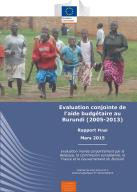 Joint Evaluation of Budget Support to Burundi (2005-2013)