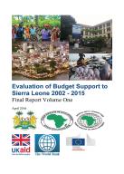 Joint strategic evaluation of budget support to Sierra Leone (2002-2015)