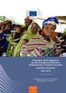 Strategic evaluation of EU Support to Gender Equality and Women's Empowerment in Partner Countries (2010-2015)