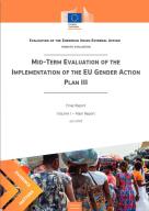 Mid term evaluation of the EU Gender Action Plan III - cover image