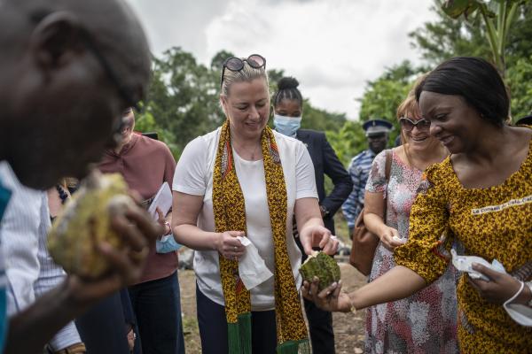 Visit of Jutta Urpilainen, European Commissioner, to Côte d'Ivoire
