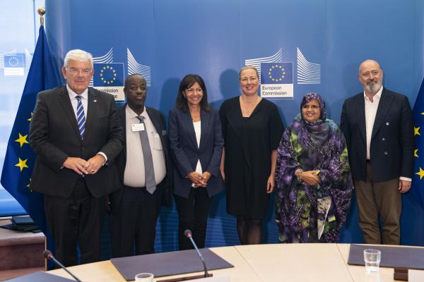 Signing ceremony of the "Framework Partnership Agreements" by Jutta Urpilainen, European Commissioner