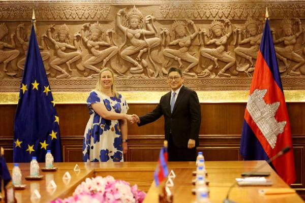 Visit of Jutta Urpilainen, European Commissioner, to Cambodia 