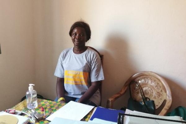 Pidany Dieu Calvaire Gbakela, psychologue à Bangui