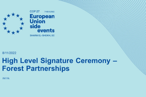 COP 27 EU side event Forests signature
