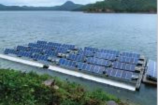 Floating solar photovoltaic power plant in Albania