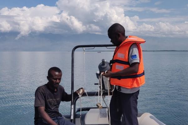 Water-quality monitoring activity on Lake Tanganyika 